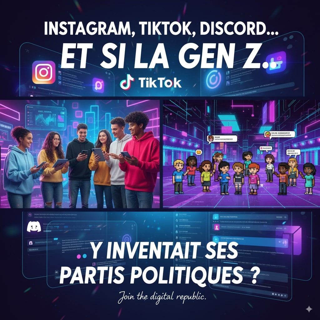 Instagram, TikTok, Discord… Et si la Gen Z y inventait ses partis politiques ?