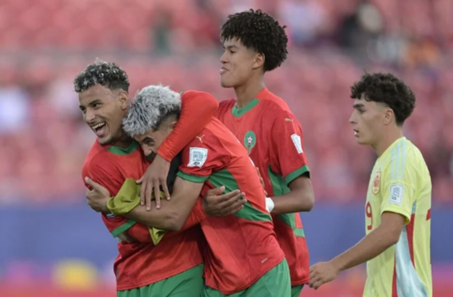 Mondial U20 : le Maroc fait l’histoire avec le carton vert et s’impose face à l’Espagne (2-0)