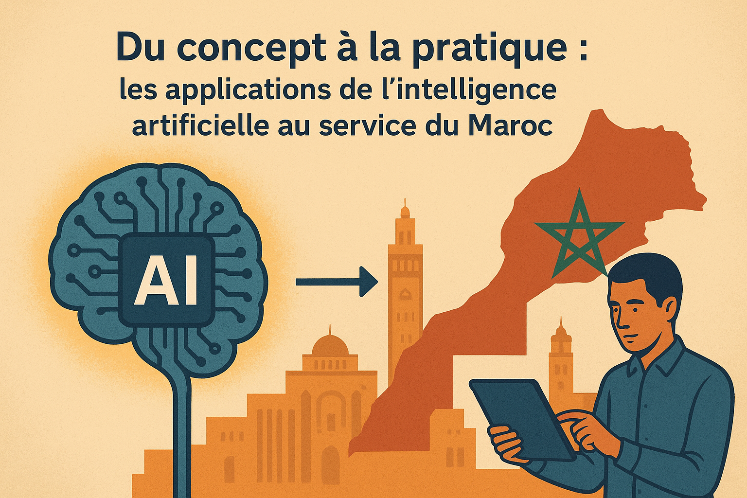 Du concept à la pratique : les applications de l’intelligence artificielle au service du Maroc