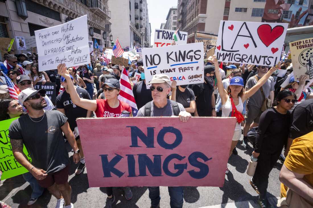  « No Kings » : Des millions d’Américains manifestent contre Donald Trump
