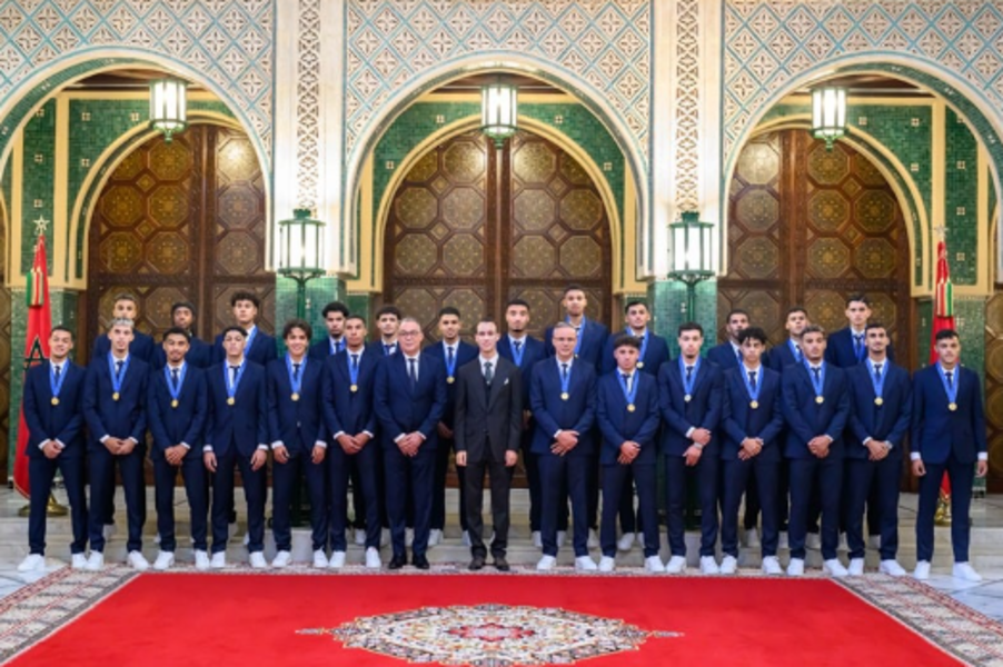 Le Prince Héritier Moulay El Hassan préside une cérémonie royale en l’honneur des champions du monde U20
