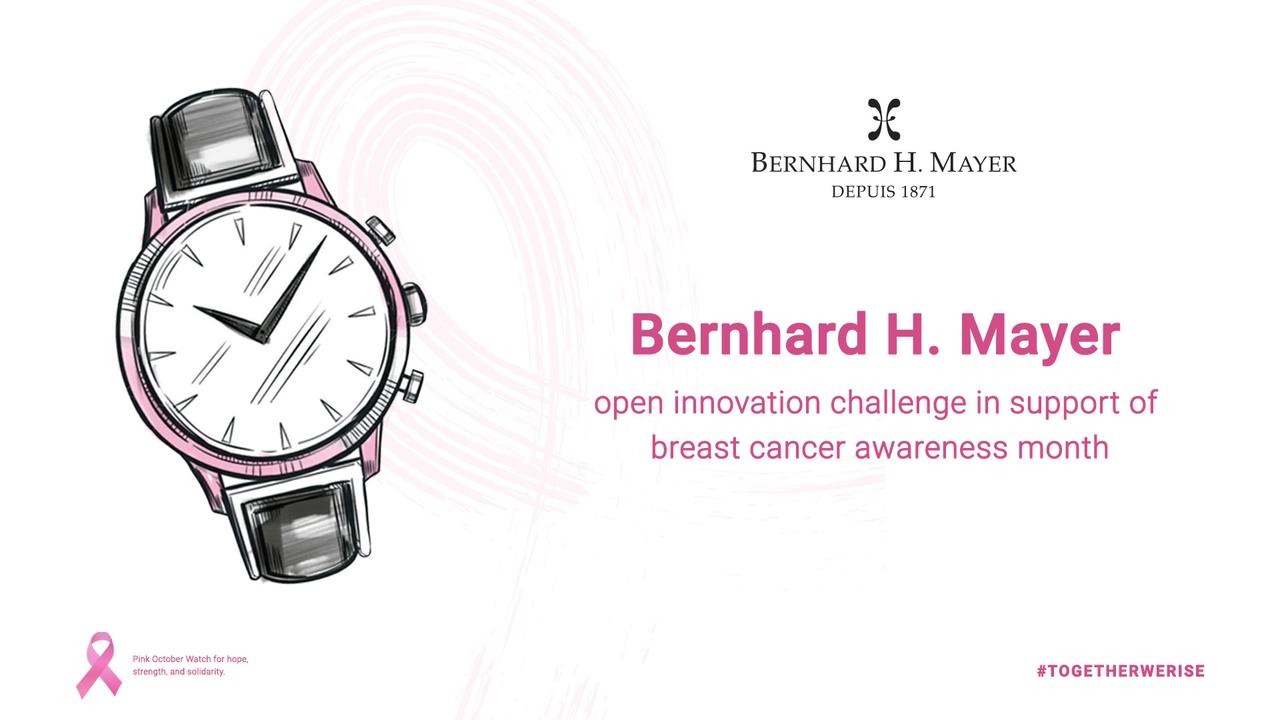 Bernhard H. Mayer® : Un challenge d'innovation pour soutenir la lutte contre le cancer du sein