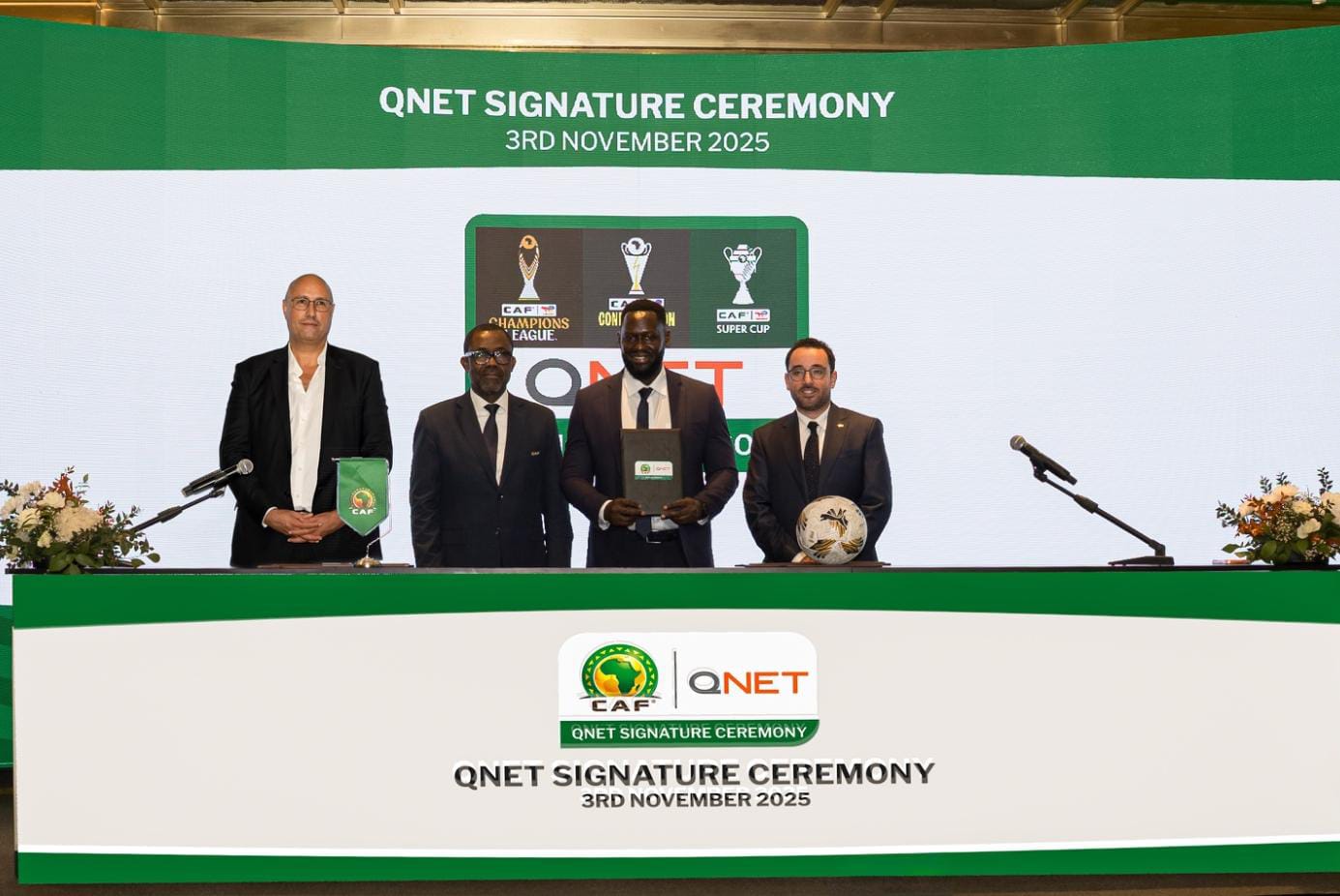 ​La Confédération Africaine de Football et QNET reconduisent leur partenariat pour la saison 2025/2026 des compétitions interclubs