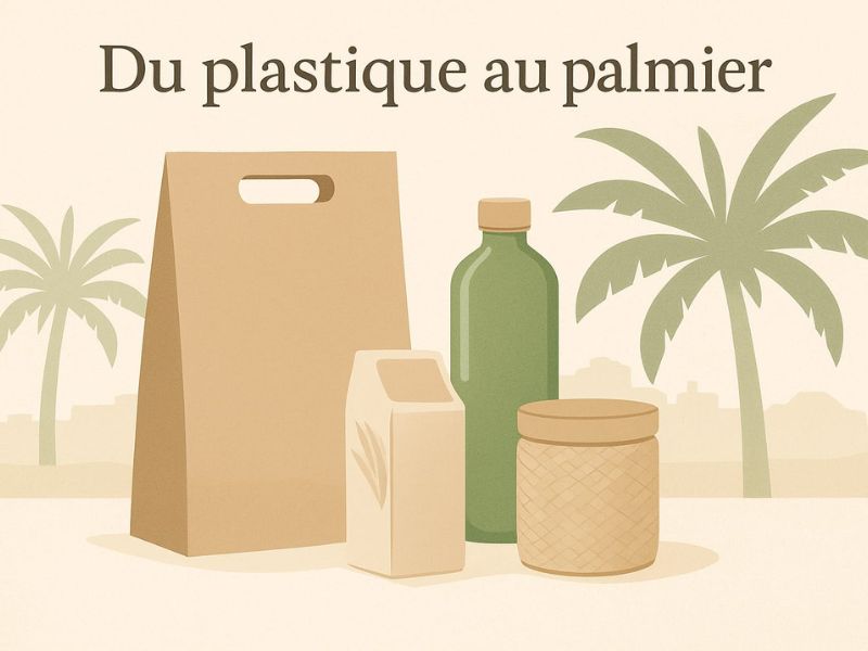 Du plastique au palmier : les nouvelles innovations marocaines pour un emballage durable