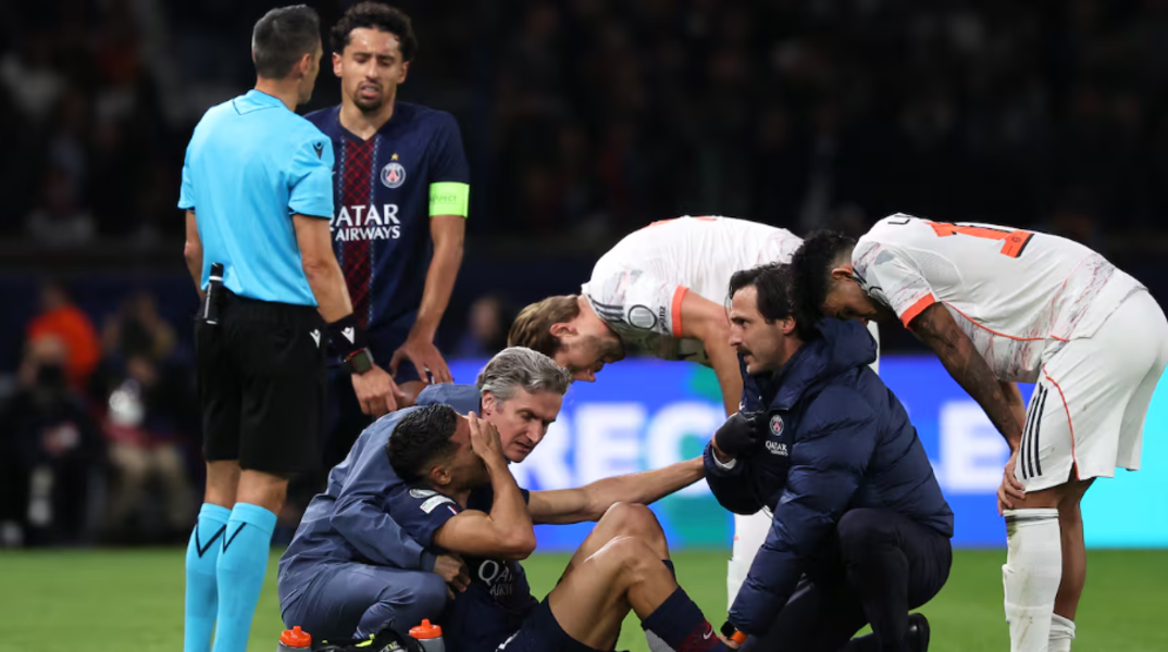 PSG : nouveau coup dur avec les blessures de Dembélé et Hakimi contre le Bayern