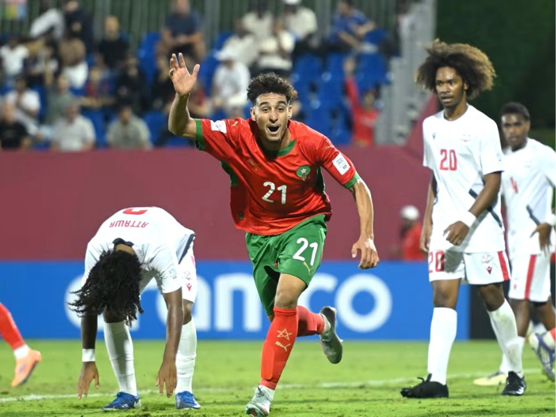 Mondial U17 : Le Maroc écrase la Nouvelle-Calédonie 16-0 et entre dans l’histoire