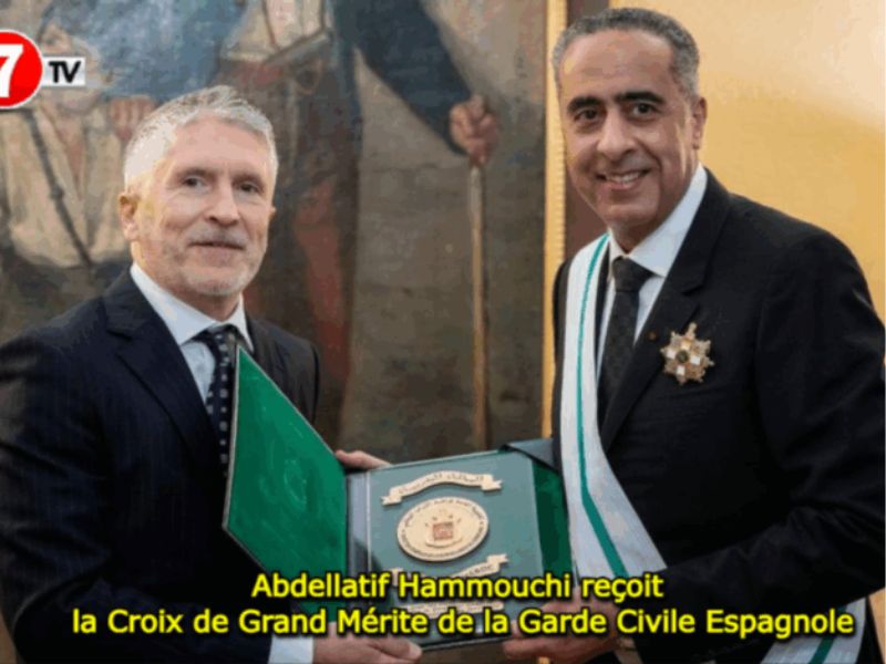 Abdellatif Hammouchi décoré à Madrid : la Grande Croix du Mérite, symbole d’une coopération exemplaire