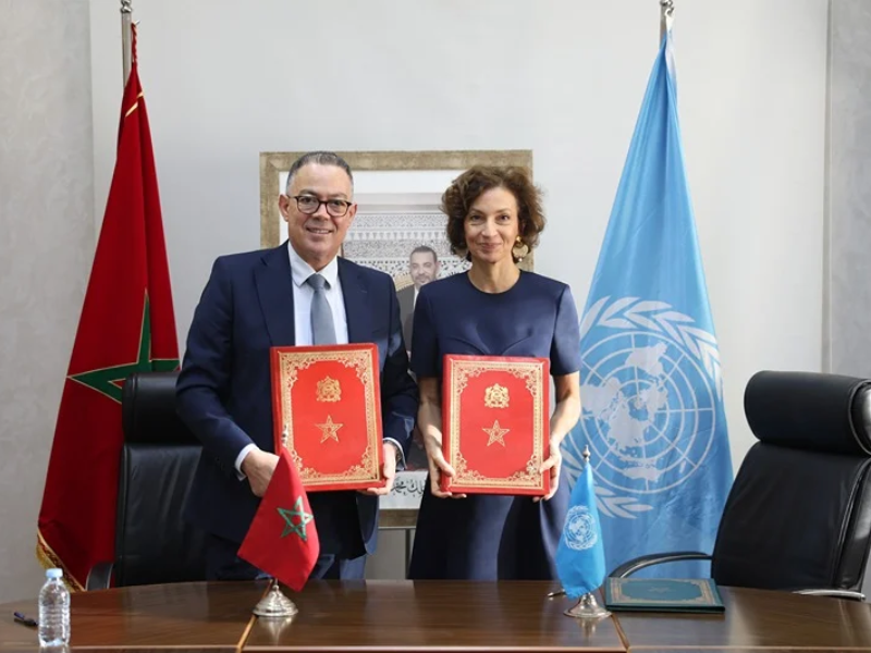 L’UNESCO et la Fondation Maroc 2030 : Un partenariat stratégique pour faire du sport un levier de développement durable