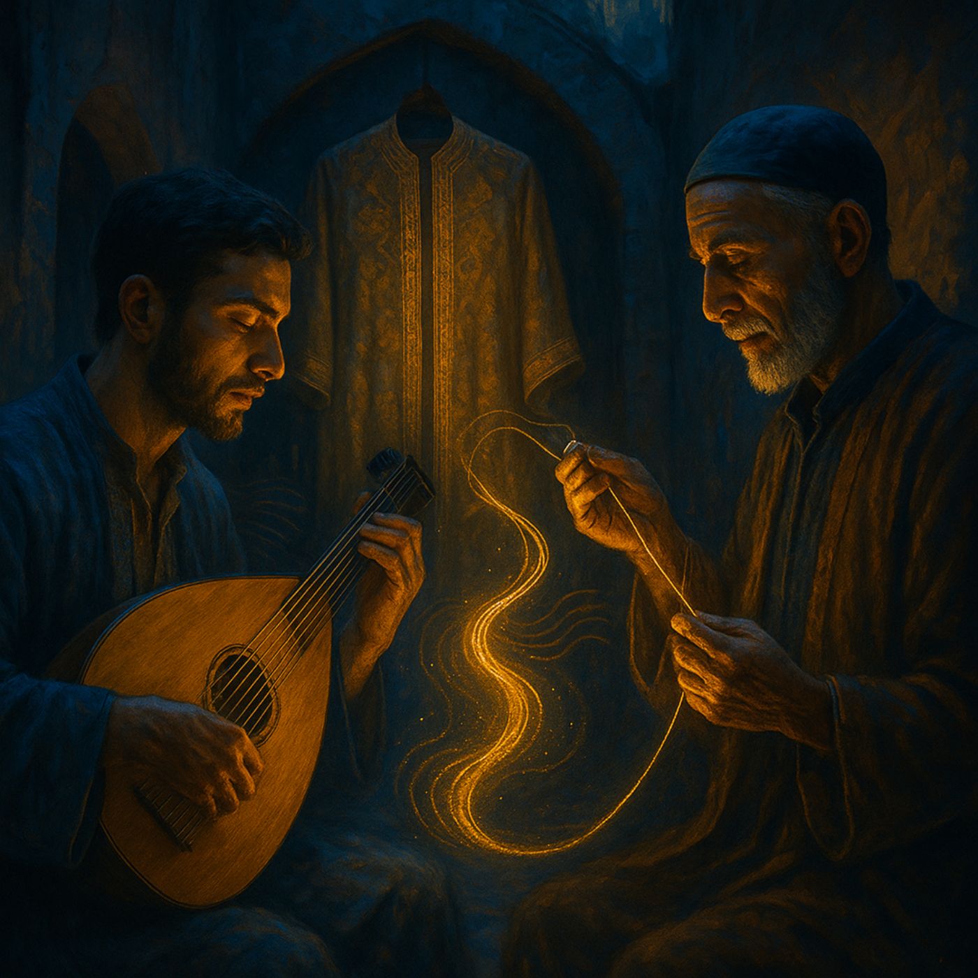 🎵 Le murmure du fil d'un caftan