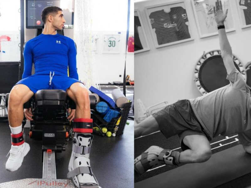 Achraf Hakimi rassure tout le Maroc : blessé, mais déjà en pleine reprise