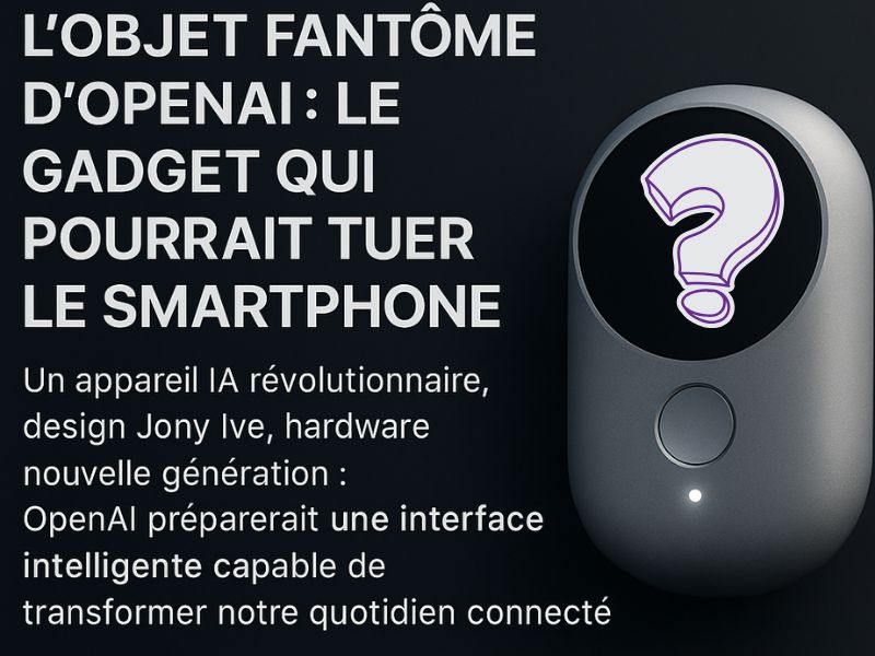 L’Objet fantôme d’OpenAI : le gadget qui pourrait tuer le smartphone 
