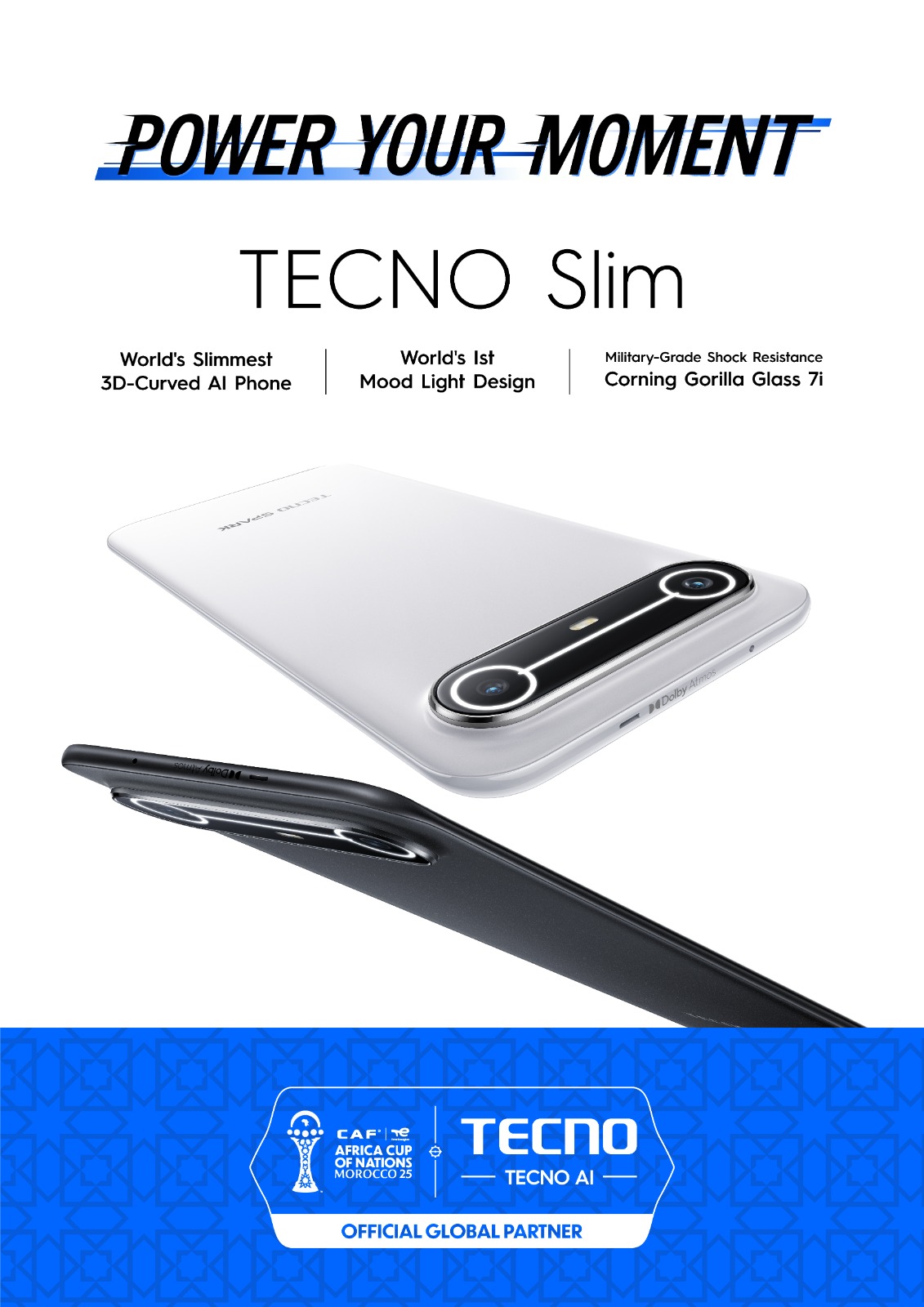 TECNO Slim : La révolution du smartphone Ultra-Fin arrive au Maroc !