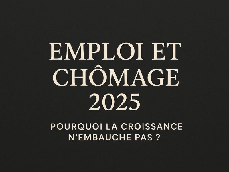 Chômage 2025 : pourquoi la croissance n’embauche pas ?