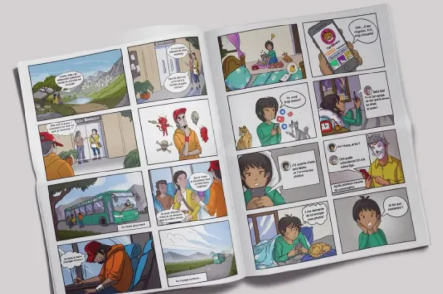 La HACA lance une BD pour sensibiliser aux violences numériques faites aux femmes