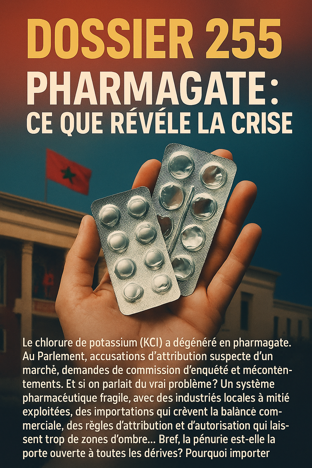 DOSSIER 255 : "Pharmagate : ce que révèle la crise"