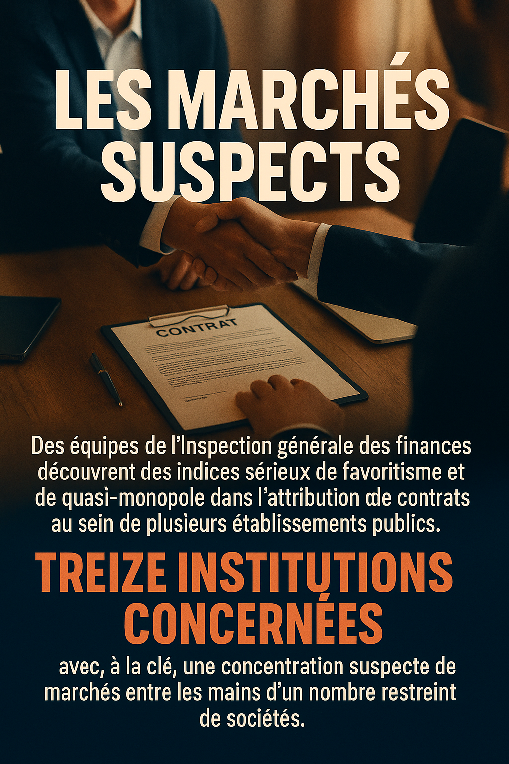 Le système des marchés publics est de nouveau dans le viseur.