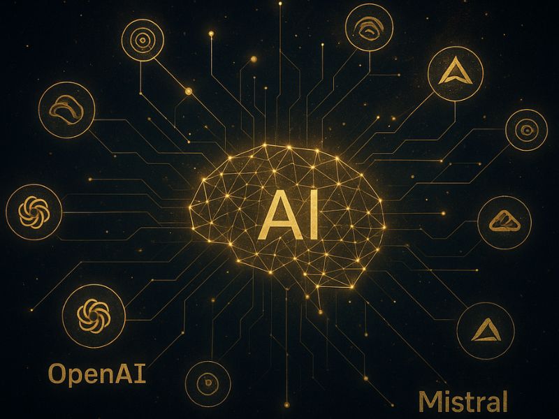 Les acteurs de l’IA non souverains : quand OpenAI, Mistral et d’autres dépendent de fournisseurs eux-mêmes non souverains.