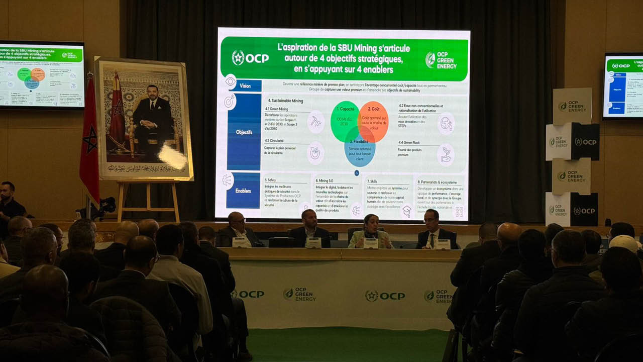 ​OCP lance trois centrales solaires de 202 MW à Khouribga et Benguerir