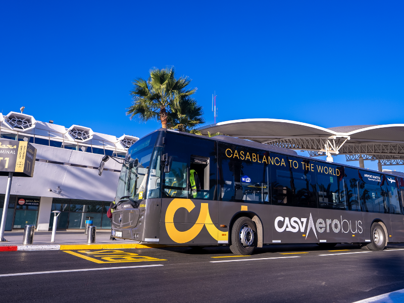  Aérobus : la nouvelle navette à 50 DH qui améliore l’accès à l’aéroport Mohammed V
