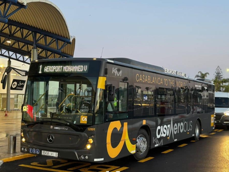 Aérobus : une nouvelle ligne directe entre l’aéroport Mohammed V et Casa-Port