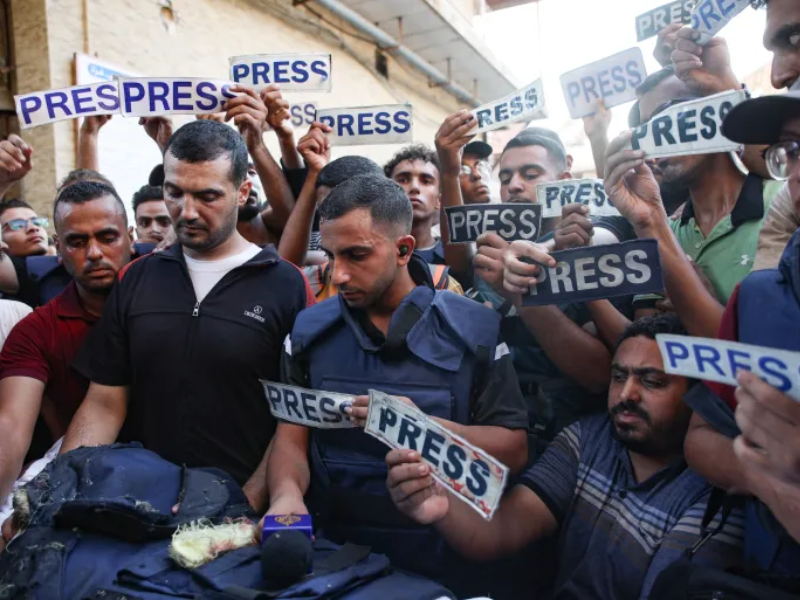 Gaza: la presse réclame protection et accès