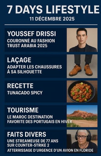 Podcast : l'essentiel de l'actualité Lifestyle de la semaine du 11-12-2025"