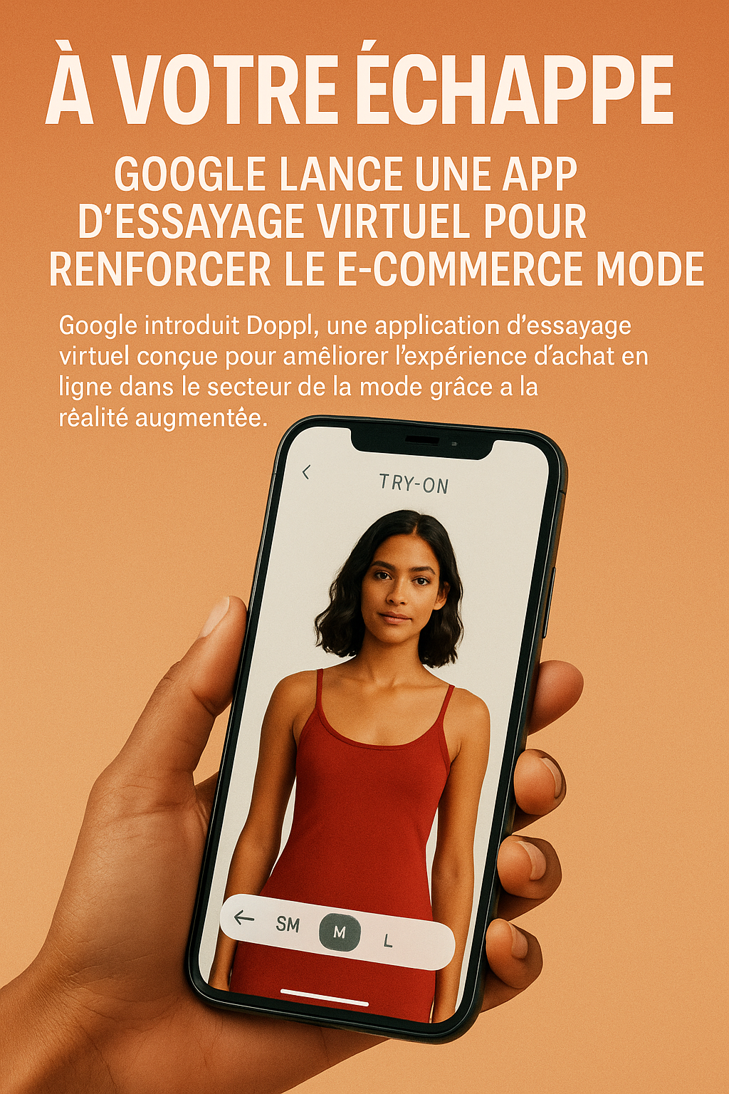 Google lance une app d'essayage virtuel pour renforcer le e-commerce mode.
