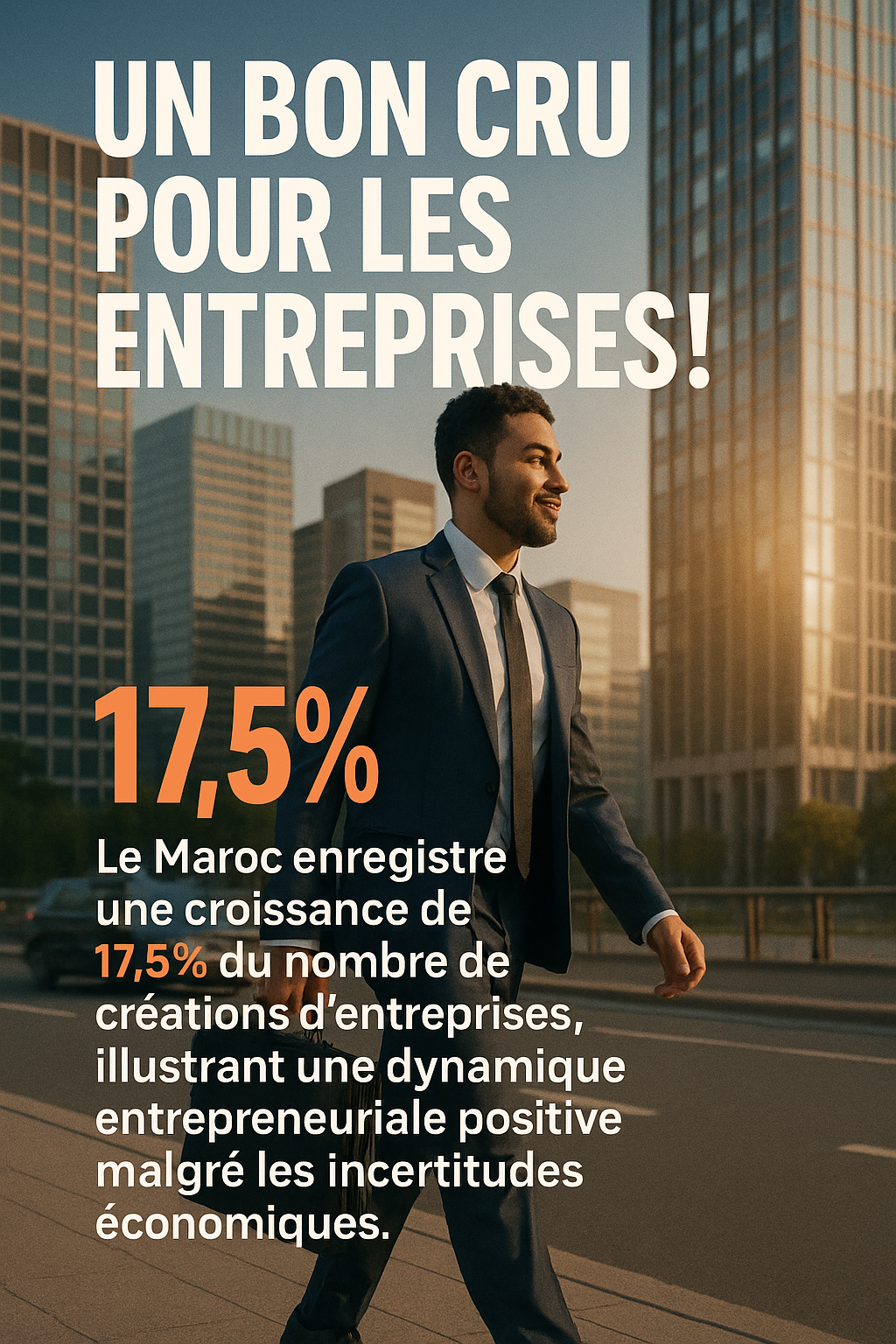 Une croissance de 17,5% du nombre de créations d'entreprises