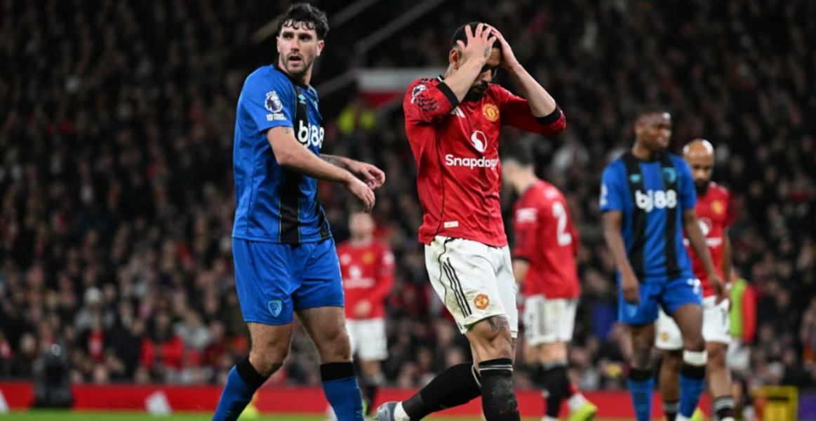 Premier League : match fou à Old Trafford, Manchester United et Bournemouth se quittent sur un 4-4