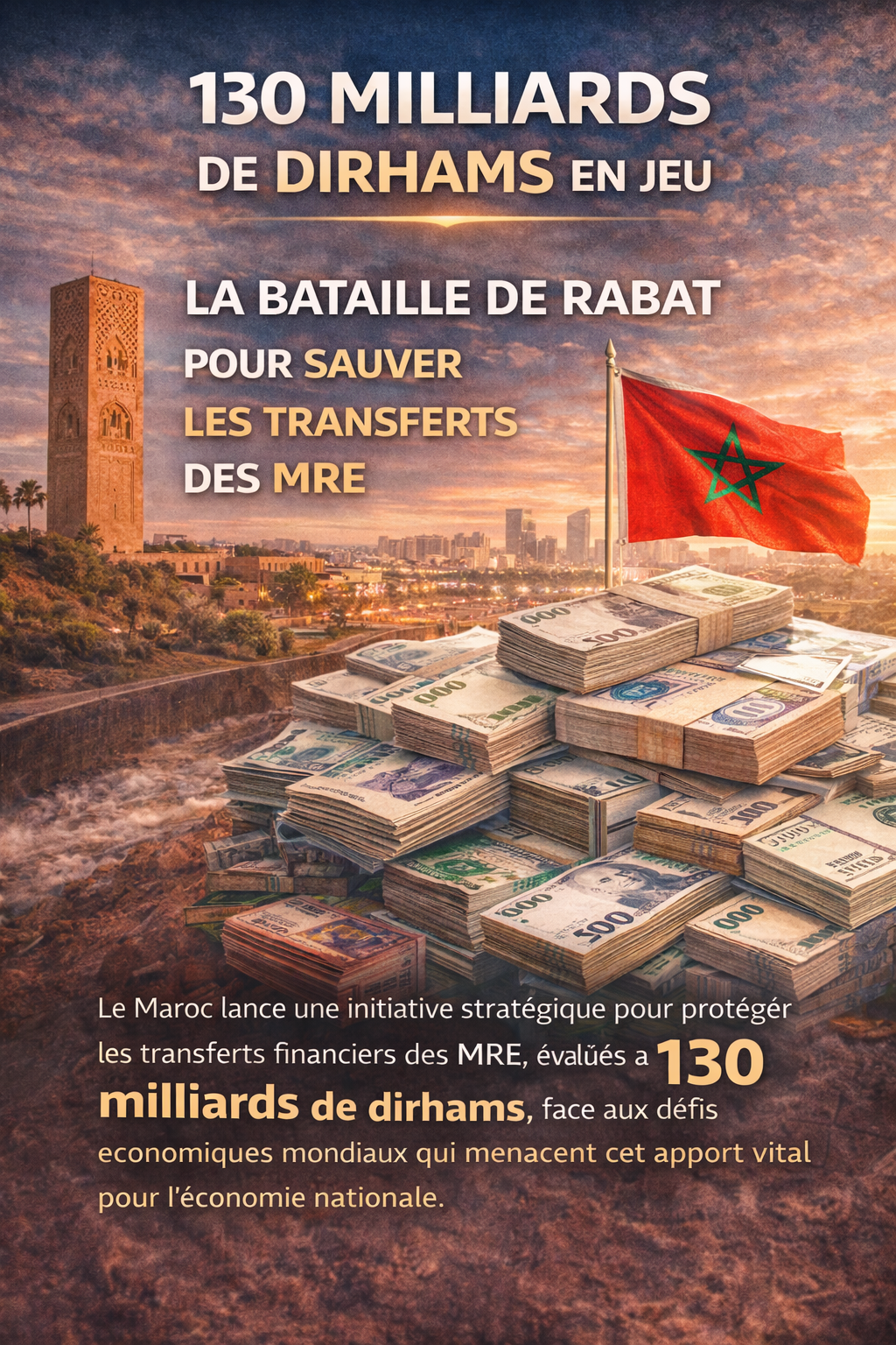 130 milliards de dirhams en jeu, la bataille de Rabat pour sauver les transferts des MRE.