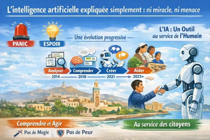 Comprendre l’IA est désormais une question citoyenne. C’est ainsi que je conçois l’inclusion numérique et la nécessité d’une IA frugale et sociale, adaptée aux réalités du Maroc.