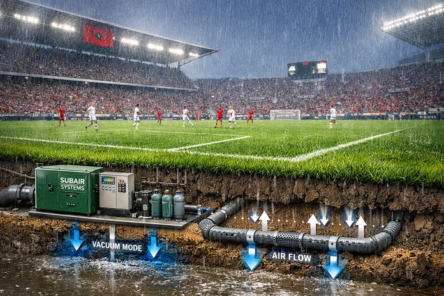 ​CAN 2025, l’aspirateur américain sous la pelouse des stades marocains