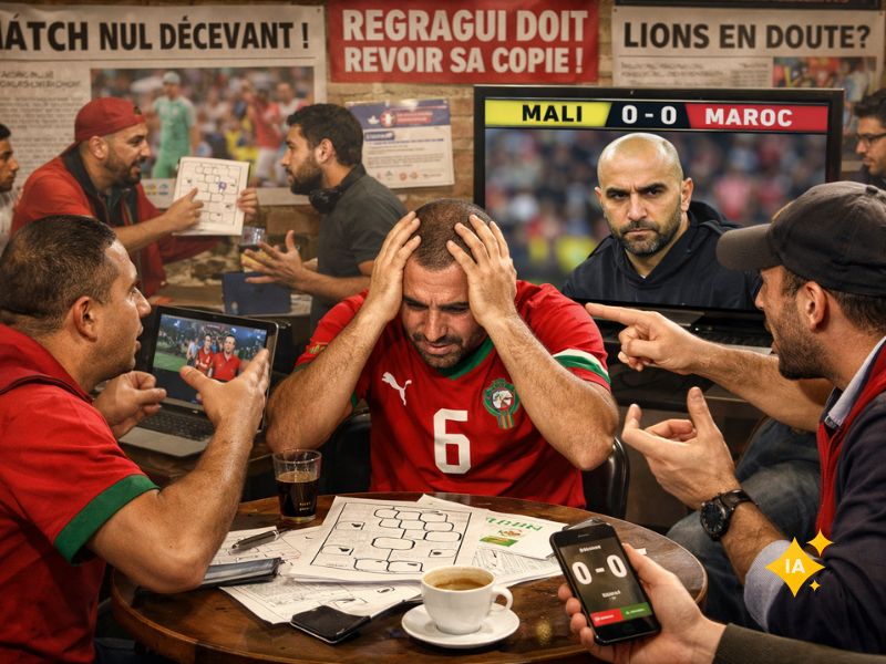 Après le nul face au Mali, Trente-six millions de Marocains sont devenus coachs, commentateurs et sélectionneurs. 