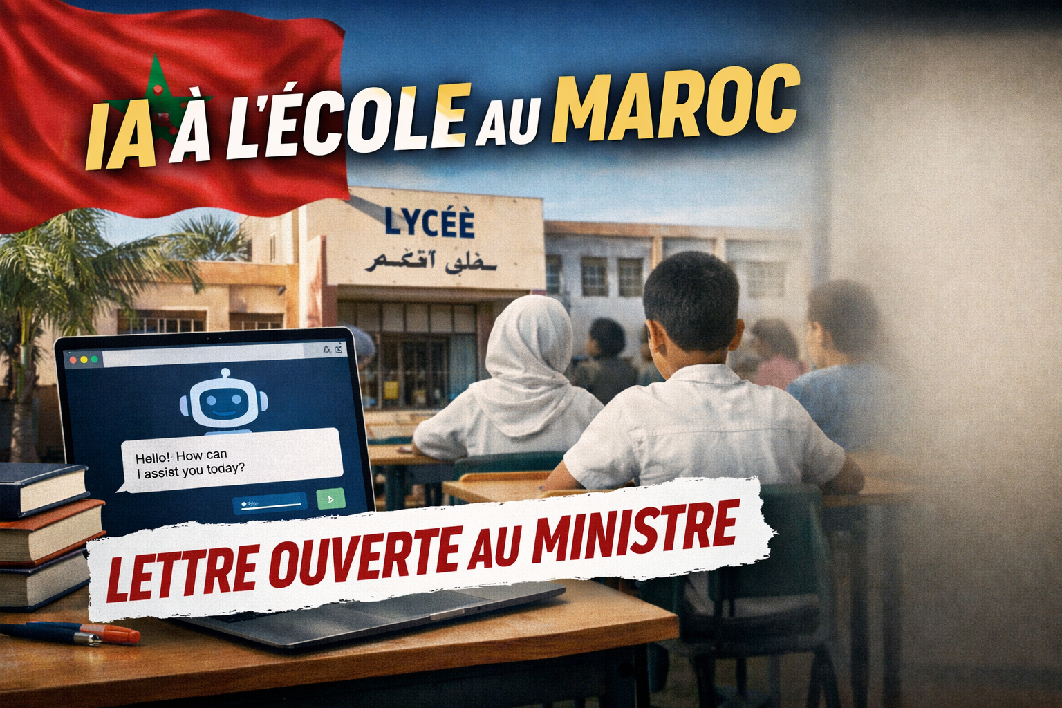 Lettre ouverte au ministre de l’Éducation nationale : IA et école marocaine 