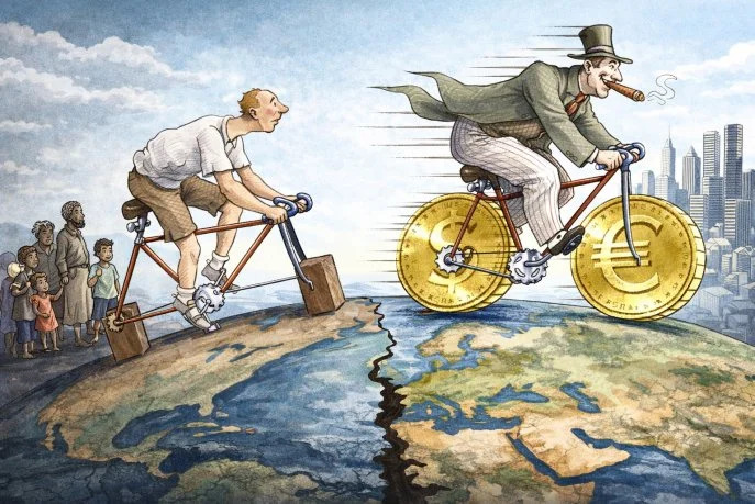 Lorsque les 0,001 % les plus riches détiennent plus de patrimoine que la moitié de l’humanité, lorsque l’écart éducatif atteint un ratio de 1 à 40 entre régions du monde, lorsque les ultra-riches paient proportionnellement moins d’impôt que les classes moyennes…