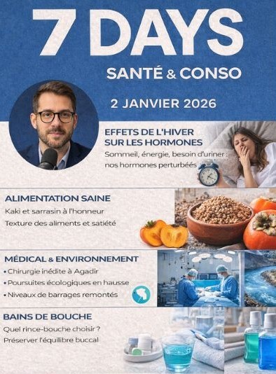 Podcast : l'essentiel de l'actualité Santé & Conso de la semaine du 02-01-2026"