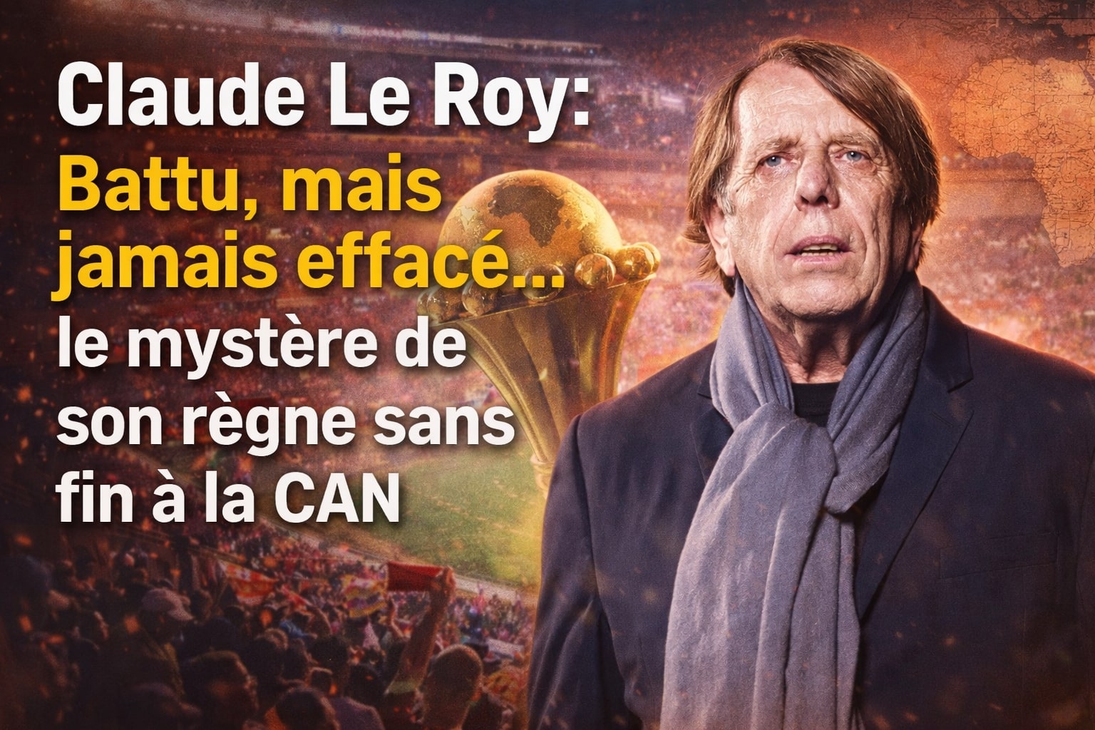 Claude Le Roy : battu, mais jamais effacé… le mystère de son règne sans fin à la CAN !