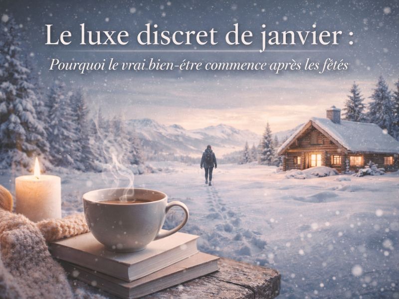 Le luxe discret de janvier : pourquoi le vrai bien-être commence après les fêtes