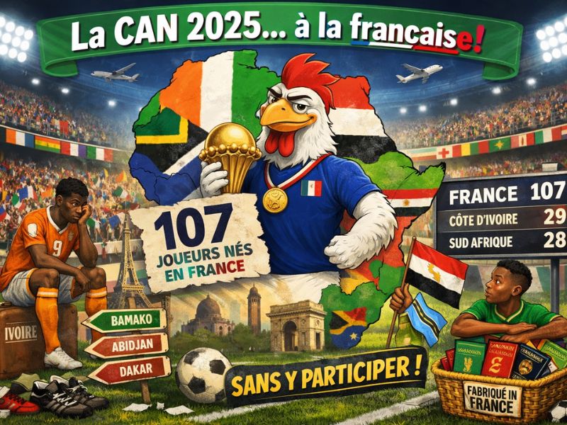 ​La France remporte la CAN 2025… sans visa, sans hymne et sans équipe