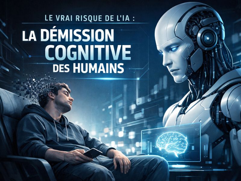 Le vrai risque de l'IA : La démission cognitive des humains