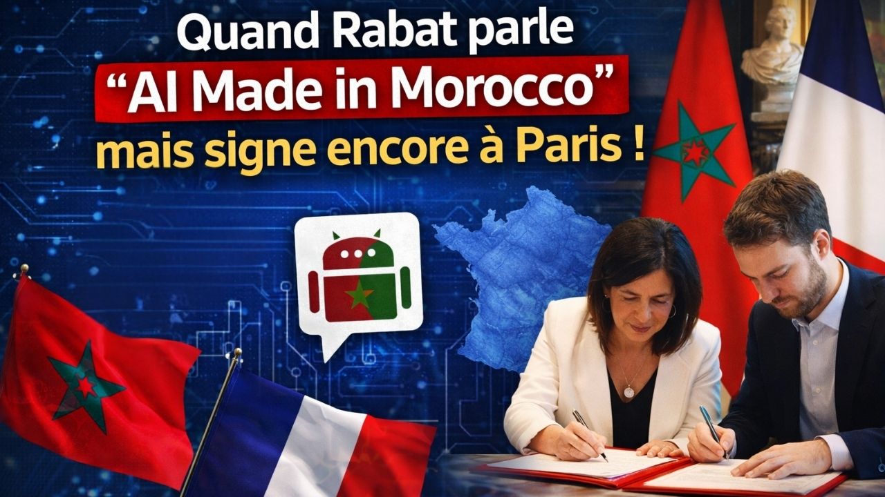 Quand Rabat parle “AI Made in Morocco” mais signe encore à Paris !