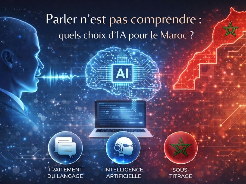 Parler n’est pas comprendre : quels choix d’IA pour le Maroc ?