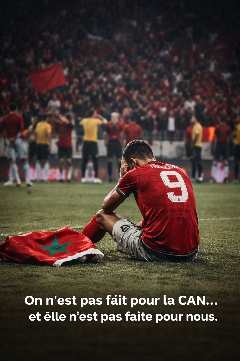 Nous ne sommes pas faits pour la CAN. Et, réciproquement, la CAN n’est peut-être pas faite pour nous !