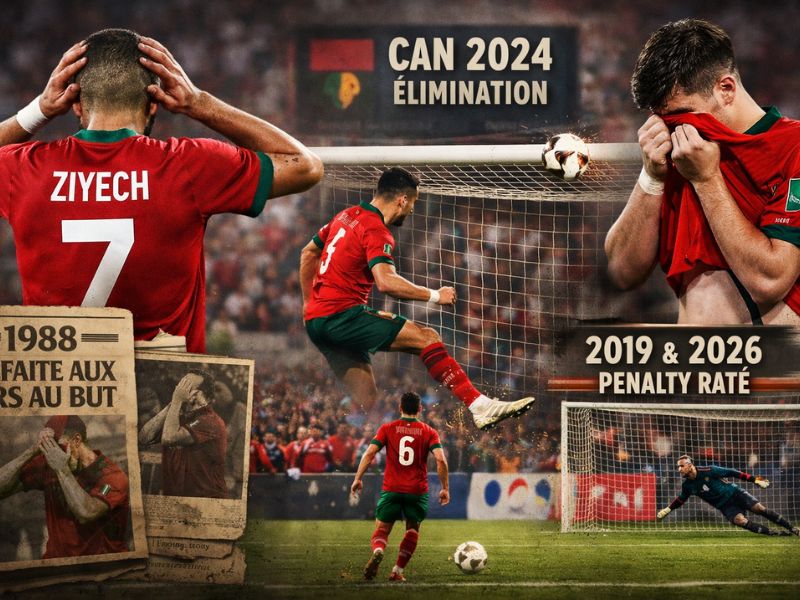 Non, ce n’est pas la première fois… Quand les penalties ratés hantent l’histoire des Lions de l’Atlas