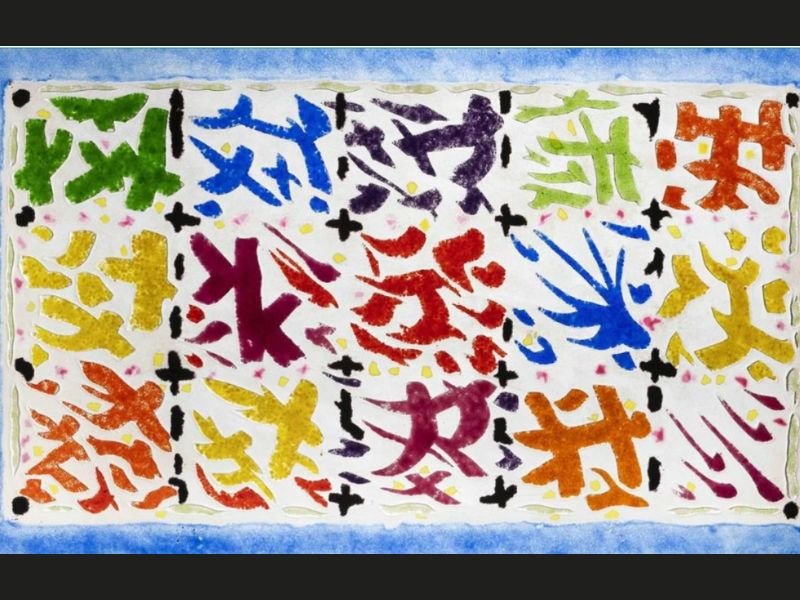 Au gré de la lumière : les vitraux et toiles de Tahar Ben Jelloun à L’Atelier 21