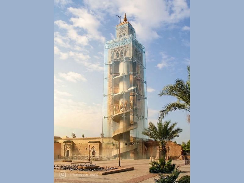 ​La Koutoubia, architecture du silence et de la pente
