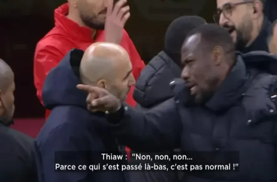 Finale CAN 2025 : l’échange tendu entre Regragui et Thiaw relancé par beIN Sports