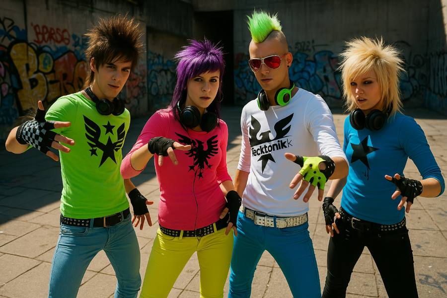 Tecktonik : la danse fluo des années 2000 revient sur TikTok !