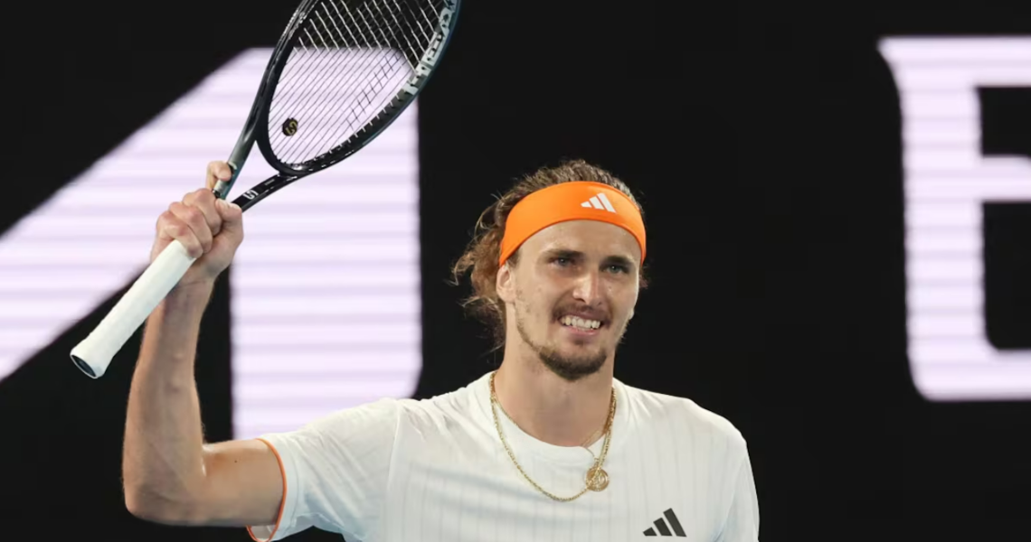 Open d’Australie : Alexander Zverev rejoint les demi-finales après un duel serré contre Learner Tien