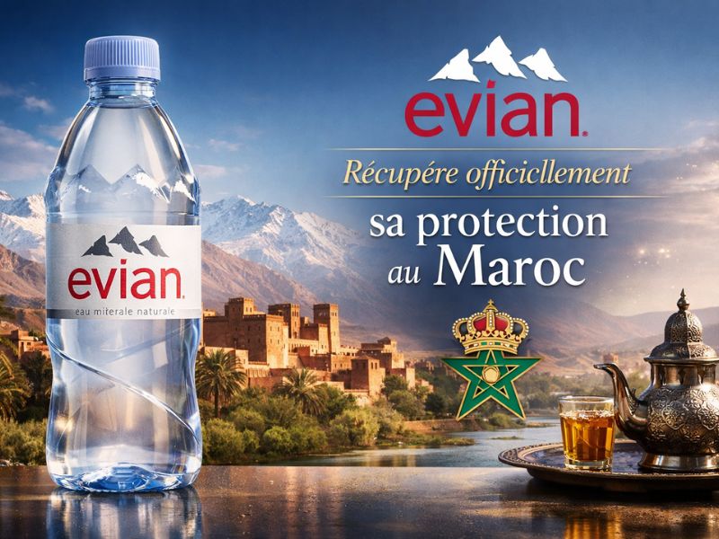 Evian récupère officiellement sa protection au Maroc